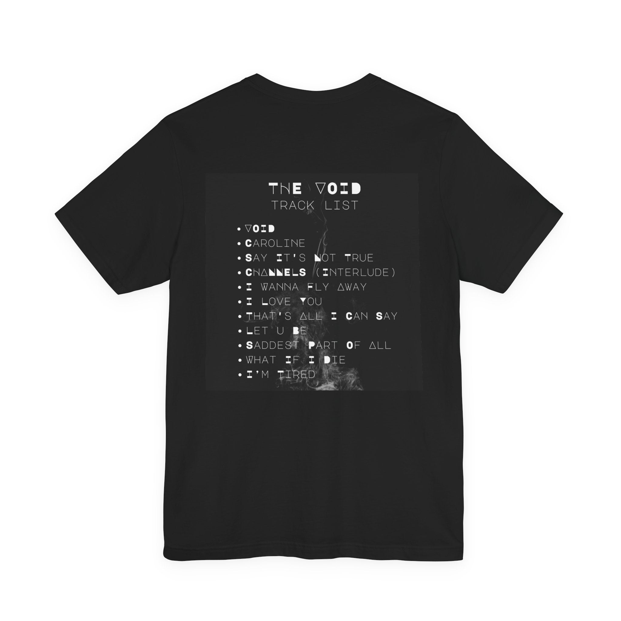 The Void Graphic Tee — Dark Smoke Minimalist T-Shirt