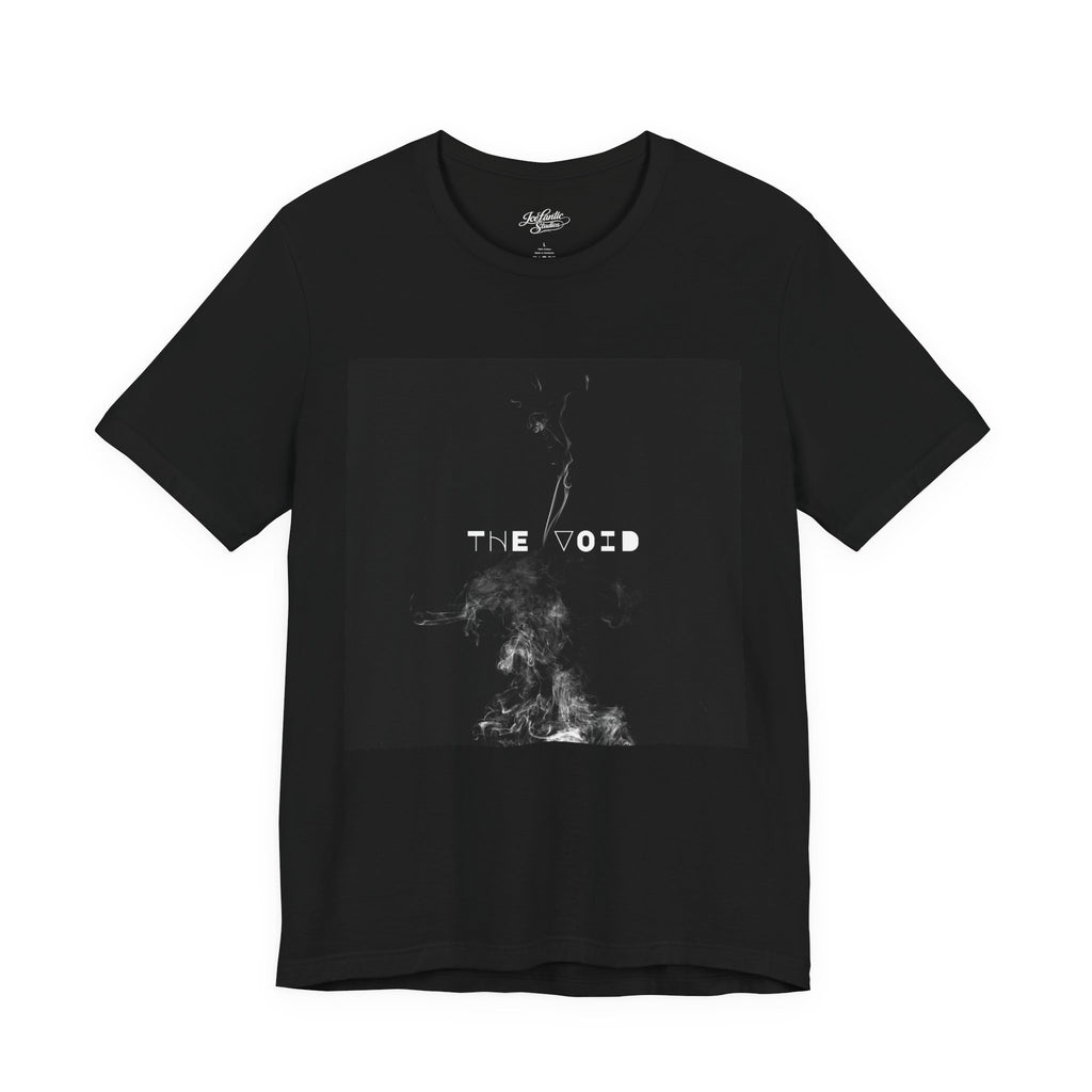 The Void Graphic Tee — Dark Smoke Minimalist T-Shirt