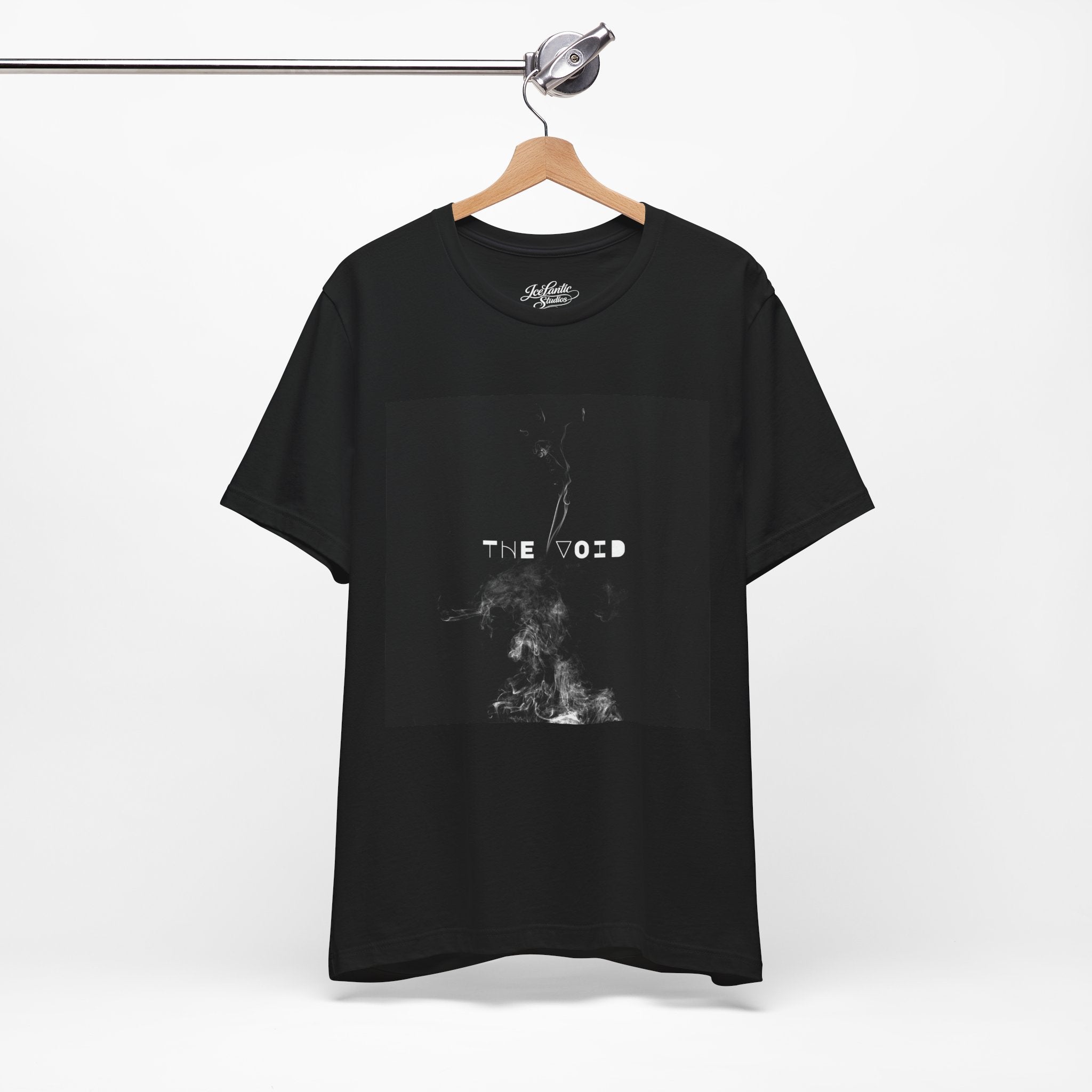 The Void Graphic Tee — Dark Smoke Minimalist T-Shirt